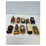 10 Lesney Vehicles