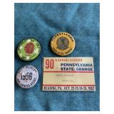 Badges 1956 Dutch Mountain landowners assoc 1962