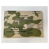 US Military manual M16 A2 1986 5.56mm