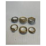 6 Avon Rings