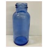 Antique EMERSON DRUG Blue Glass bottle