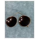 Clip on Round Wire Clip Sunglasses