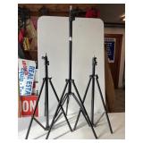 3 Adjustable Heights Stands Photography No Crossba