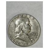 1952 Franklin Silver Half Dollar