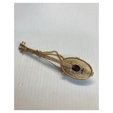 R Mandle Mandolin Brooch