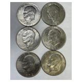 6 Mixed dates Large IKE Dollars