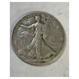1947 D Walking Liberty Silver Half Dollar