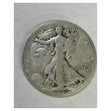 1941 S Walking Liberty Silver Half Dollar