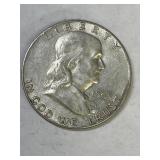 1963 D Franklin Silver Half Dollar