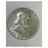 1962 D Franklin Silver Half Dollar