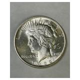 1922 BU Peace Silver Dollar