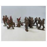 16 CAST METAL SOLDIERS