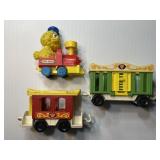 Vintage Big Bird / Fisher Price Toy Train 1970s