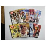 Lot of 10 Vintage TV guide Magazines