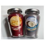 Lot of 2 *New* Candles (Baked Apple / Coconut)
