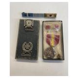 Vintage US Army Good Conduct Medal and Ribbons
