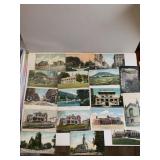 17 Postcards from VA -vintage some postage