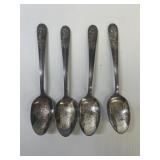4" VINTAGE ROGERS PRESIDENTIAL SPOONS