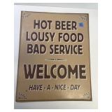 TIN SIGN