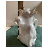 Ceramic White Cow Pitcher