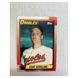 1990 Topps Curt Schilling rookie card