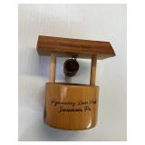 Souvenir of Pymatuning wood wishing well