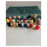 13 Fisher Price Little People Figures -older