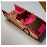 Pink Barbie Doll Sized Race Car