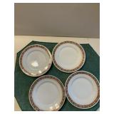 4 Germany Porcelain dessert plates C.T. Altwasser