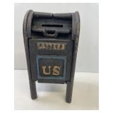 US MAILBOX BANK CAST IRON