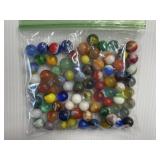 Lot of Antique Glass Marbles