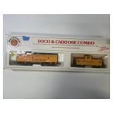 BACHMANN HO SCALE LOCO-CABOOSE COMBO