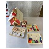 Fisher Price School houses with accessories