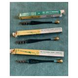 3 Fletcher Gold Tip Glass Cutters