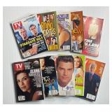 Lot of 10 Vintage TV guide Magazines