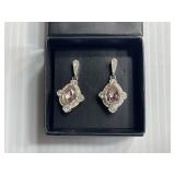 Avon Set of Pink Dangle Earrings *New In Box*