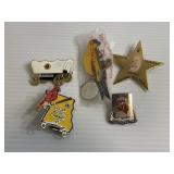 Lot of 6 Vintage Lions Club Pins