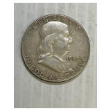 1960  Franklin Silver Half Dollar