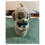 Bell Ceramic Poodle w/legs as clapper