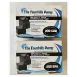 The Fountain Pump 200 GPH Lot of 2