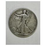 1937 Walking Liberty Silver Half Dollar