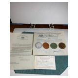 3 Vintage School Certificate Honor Roll Certificat