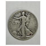 1936 Walking Liberty Silver Half Dollar