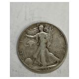 1945 S Walking Liberty Silver Half Dollar