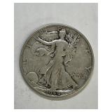 1944 S Walking Liberty Silver Half Dollar