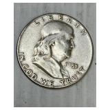 1951 Franklin Silver Half Dollar