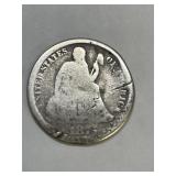 1875 Carson City Seated Liberty Dime