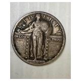 Rare - 1920 Standing Liberty Quarter Full Head