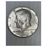 1969 D Kennedy Half Dollar