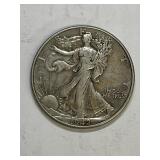 1942 Walking Liberty Silver Half Dollar
